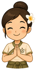 Khun Nuad upper body with folded hands, thankful