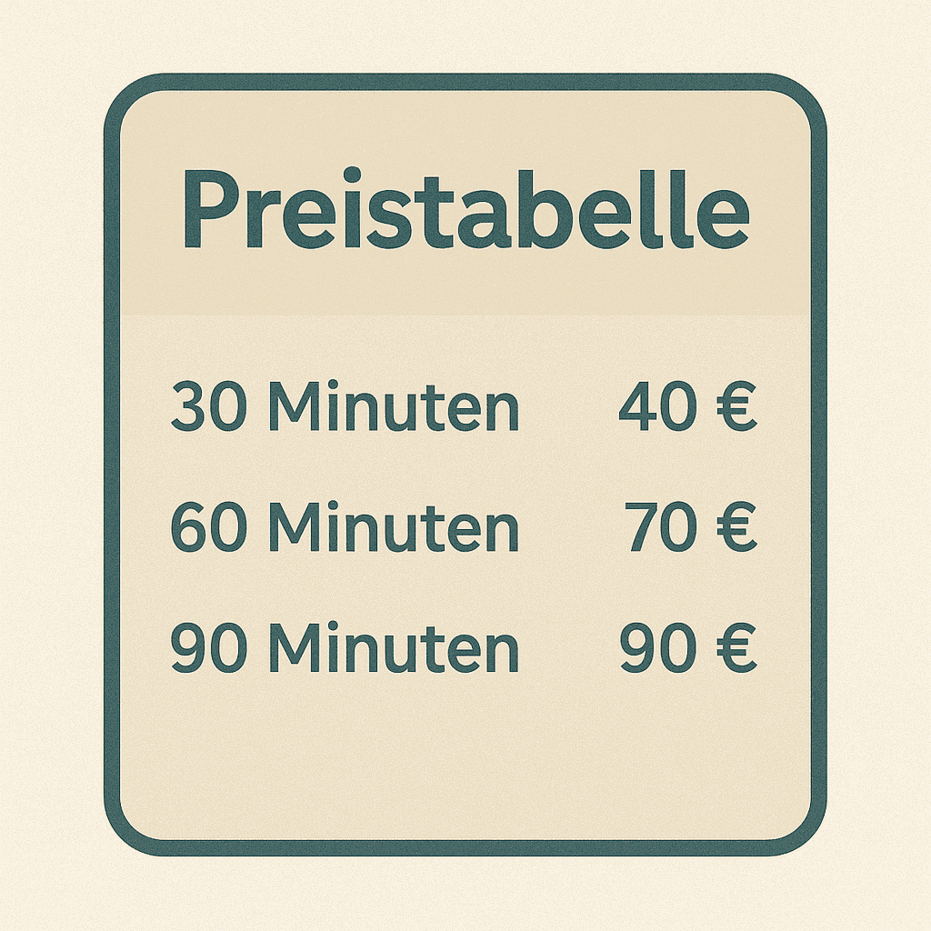 Preistabelle